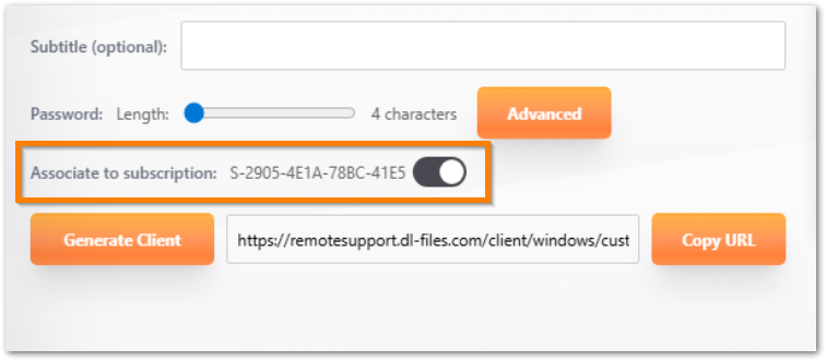 Customization Interface